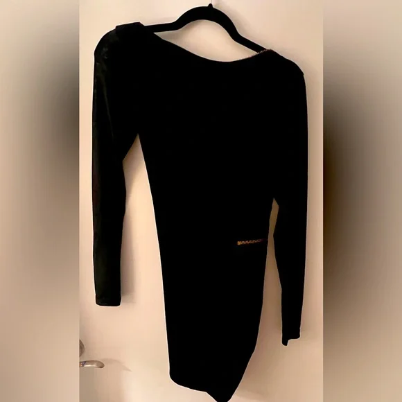 Little Black Dress With Gold Zipper Detail | Color: Black | Size: S | Lexi1022's Closet Little Black Dress With Gold Zipper Detail | Color: Black | Size: S | Lexi1022's Closet